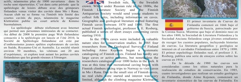 Caving history in Finland and the Finnish Caving Society